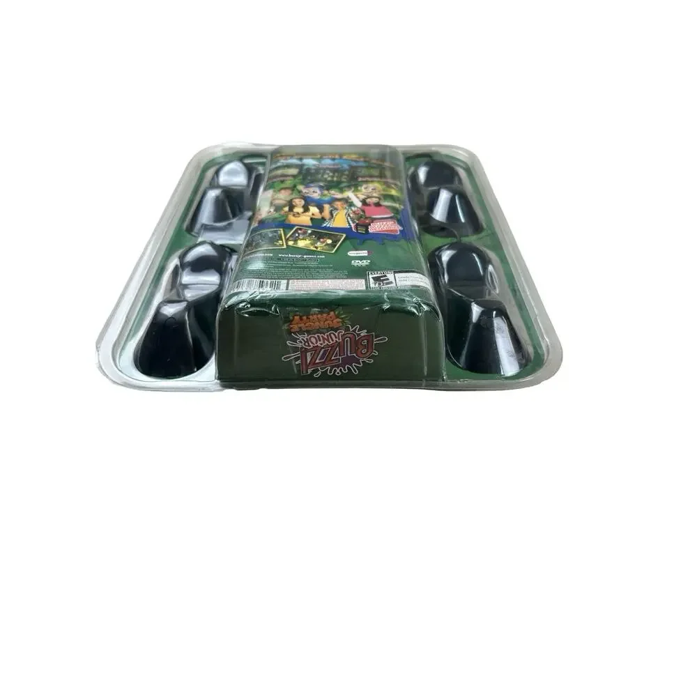 PS2 Buzz Junior Jungle Party Bundle Sony New Factory Sealed 4 Buzz Controllers